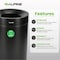 Alpine Industries 50 Gallon Stainless Steel Compost Can Black ALP475-50-BLK-CO - alternate 1